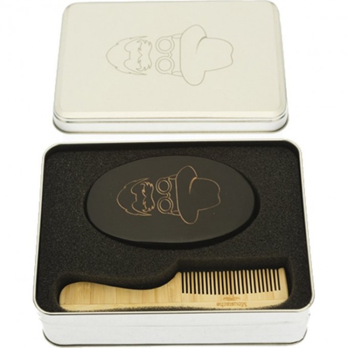 Набор расческа и щётка для бороды и усов мини BARBER STYLE DEWAL CO-007/1 Набор расческа и щётка для бороды и усов мини BARBER STYLE DEWAL CO-007/1