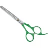 Парикмахерские ножницы COLOR STEP филировочные 28 зубцов 5,5" DEWAL ML55AS-GN